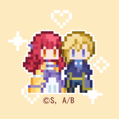 パーティアとセシルのドットアイコン